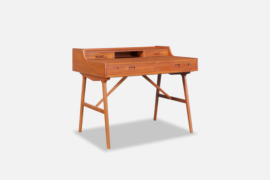 Danish Modern Teak Desk/Vanity by Arne Wahl Iversen