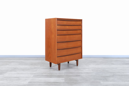 Danish Modern Teak Highboy by Svend A. Madsen for Falster