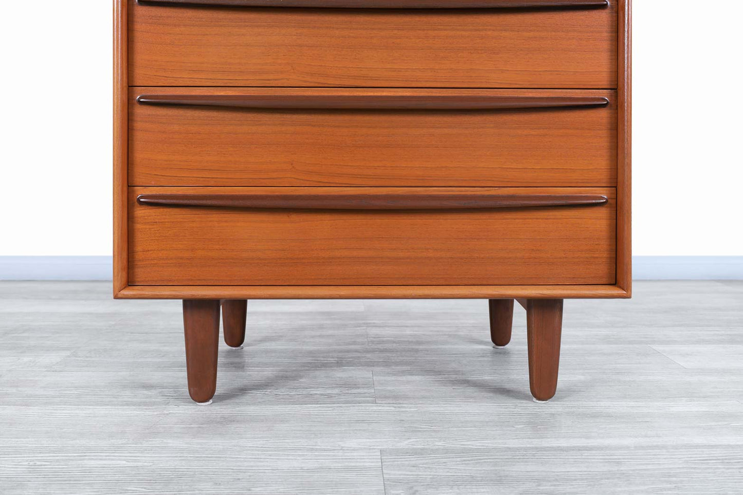 Danish Modern Teak Highboy by Svend A. Madsen for Falster