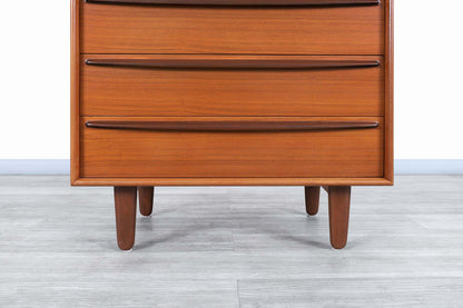 Danish Modern Teak Highboy by Svend A. Madsen for Falster