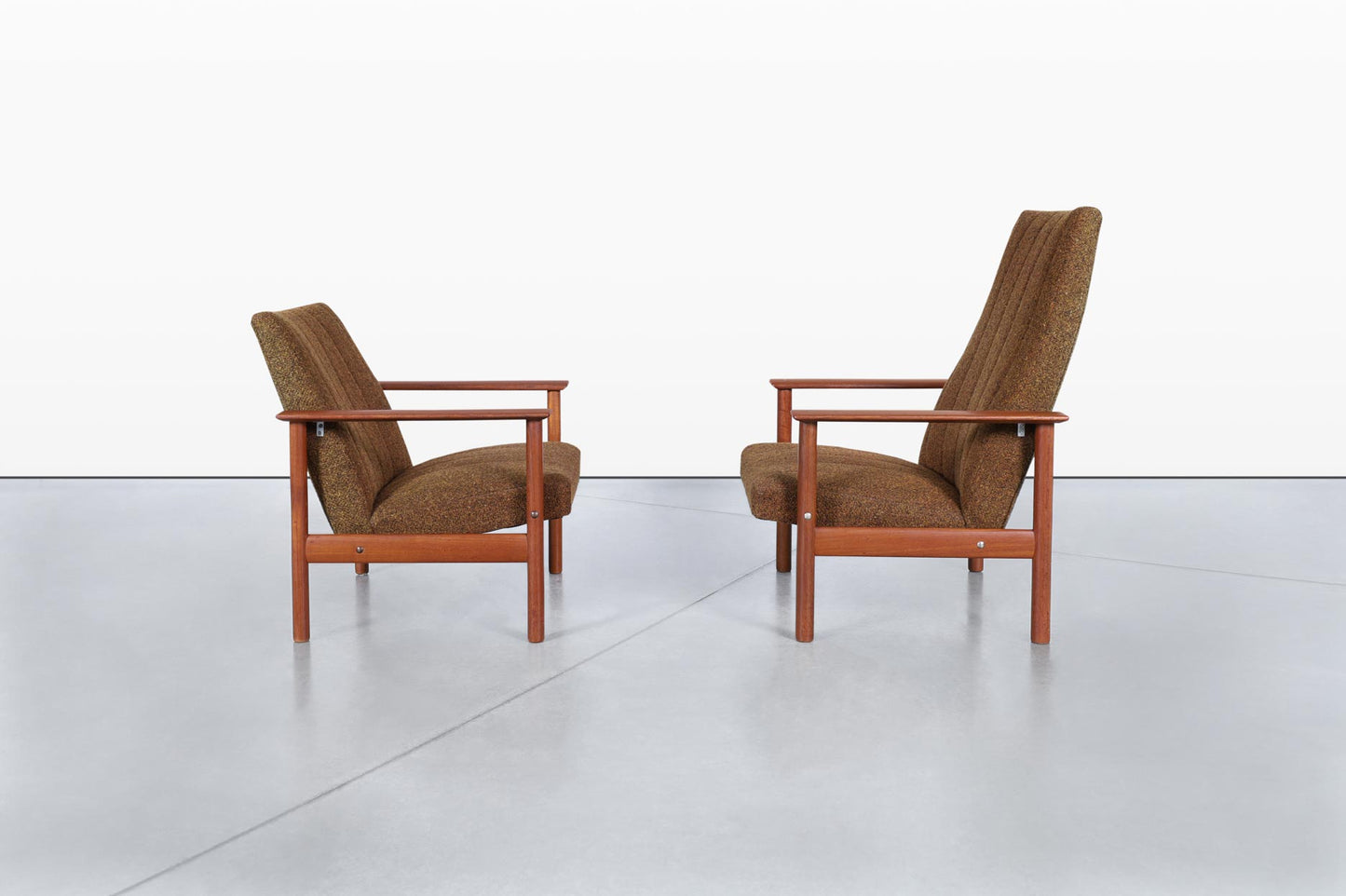 Danish Modern Teak Lounge Chairs