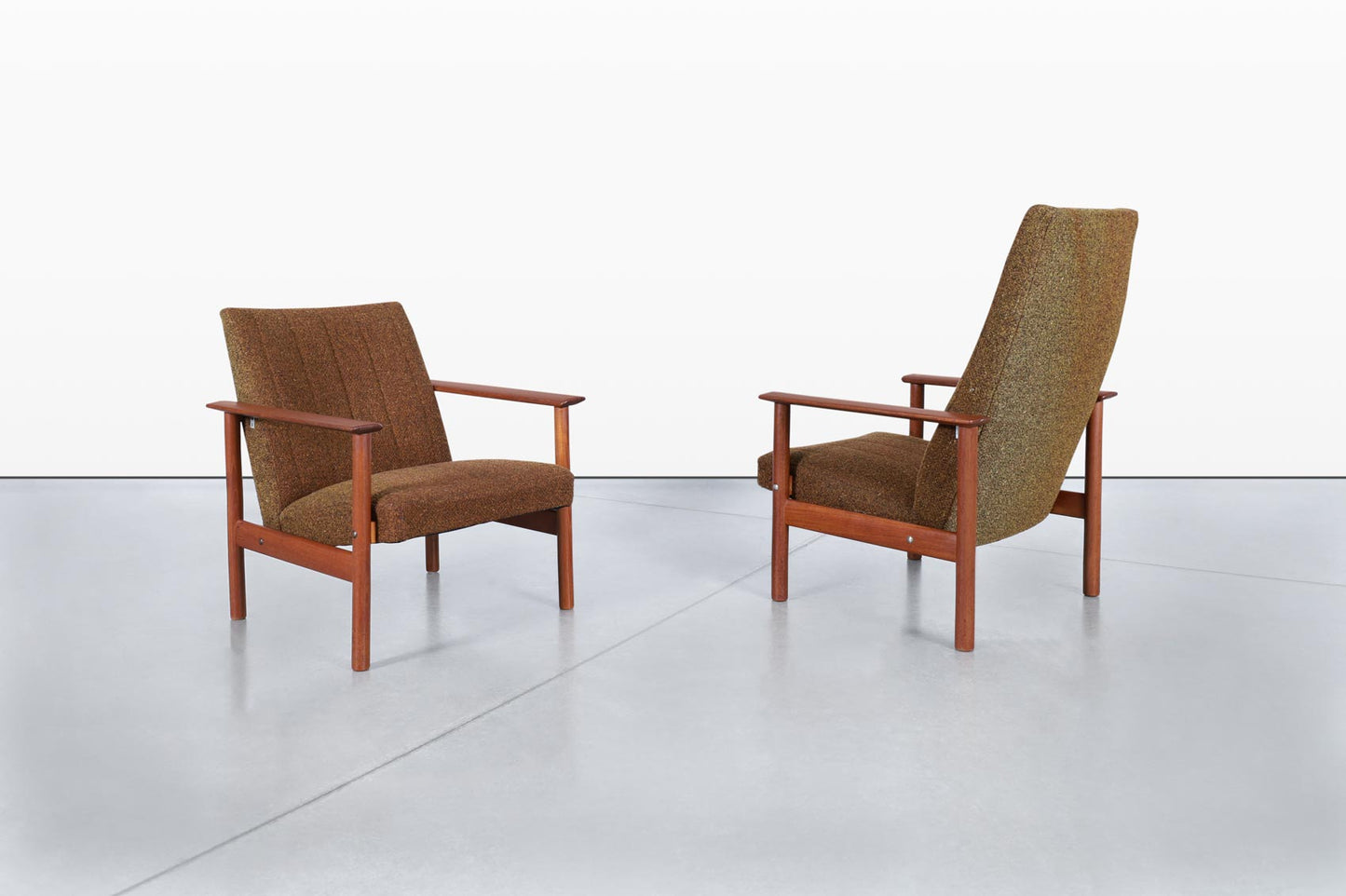 Danish Modern Teak Lounge Chairs