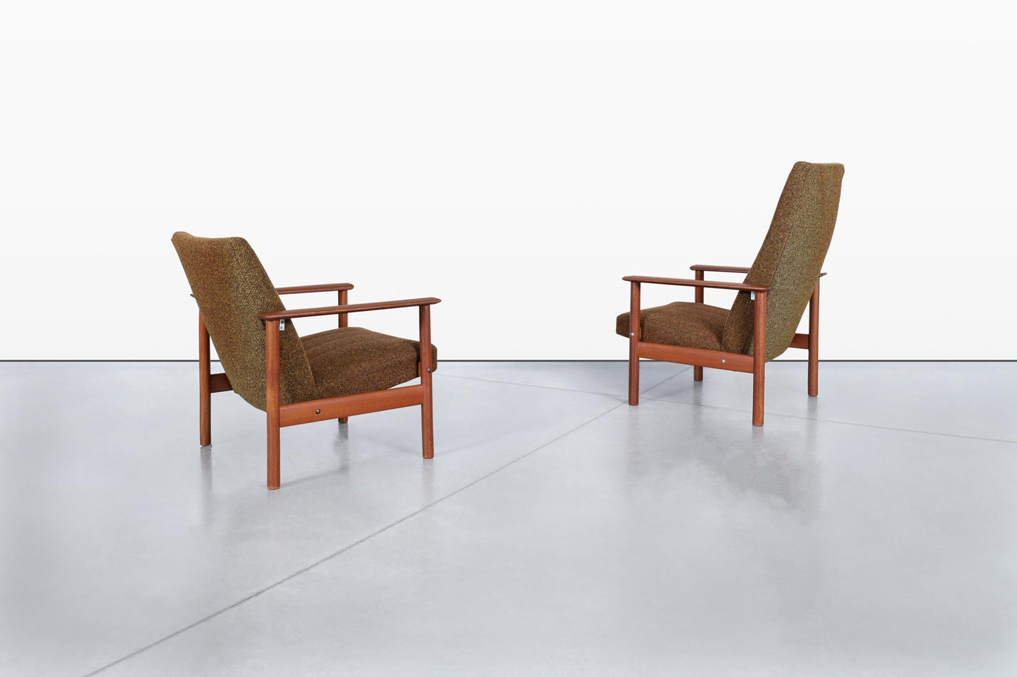 Danish Modern Teak Lounge Chairs