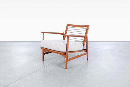 Danish Modern Teak Lounge Chairs by Ib Kofod Larsen for Selig