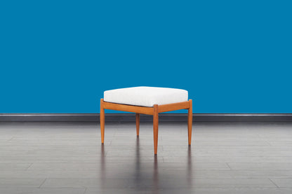 Danish Modern Teak Reclining Lounge Chair and Ottoman