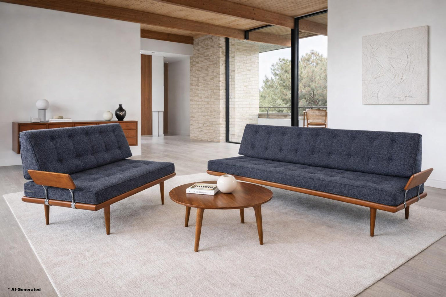 Danish Modern Teak Sectional Sofa by Peter Hvidt