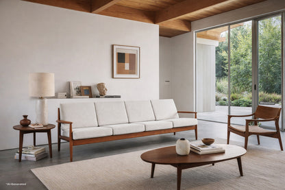 Danish Modern Teak Sofa by Grete Jalk for France and Son