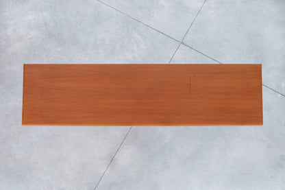 Danish Modern Teak Tambour Door Credenza by Dyrlund