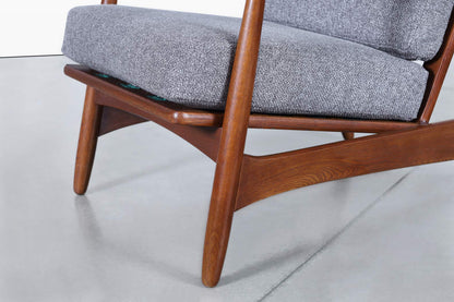 Danish Modern Walnut Lounge Chair by Torben Strandgaard
