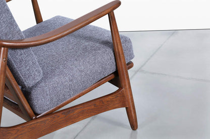 Danish Modern Walnut Lounge Chair by Torben Strandgaard