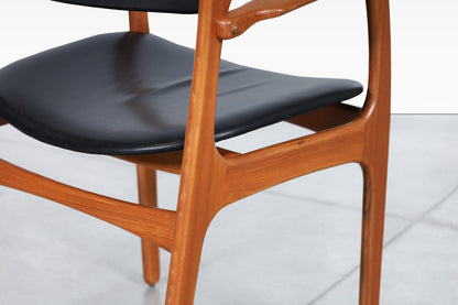 Danish Teak Dining Chairs Model OD-49 by Erik Buch for Oddense Maskinsnedkeri