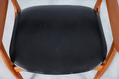 Danish Teak Dining Chairs Model OD-49 by Erik Buch for Oddense Maskinsnedkeri