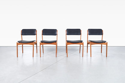 Danish Teak Dining Chairs Model OD-49 by Erik Buch for Oddense Maskinsnedkeri
