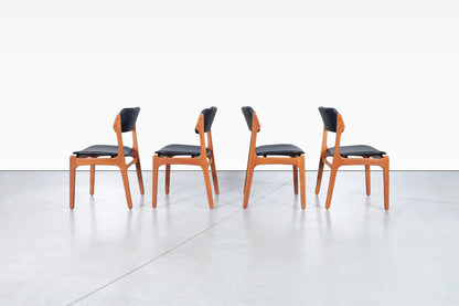 Danish Teak Dining Chairs Model OD-49 by Erik Buch for Oddense Maskinsnedkeri