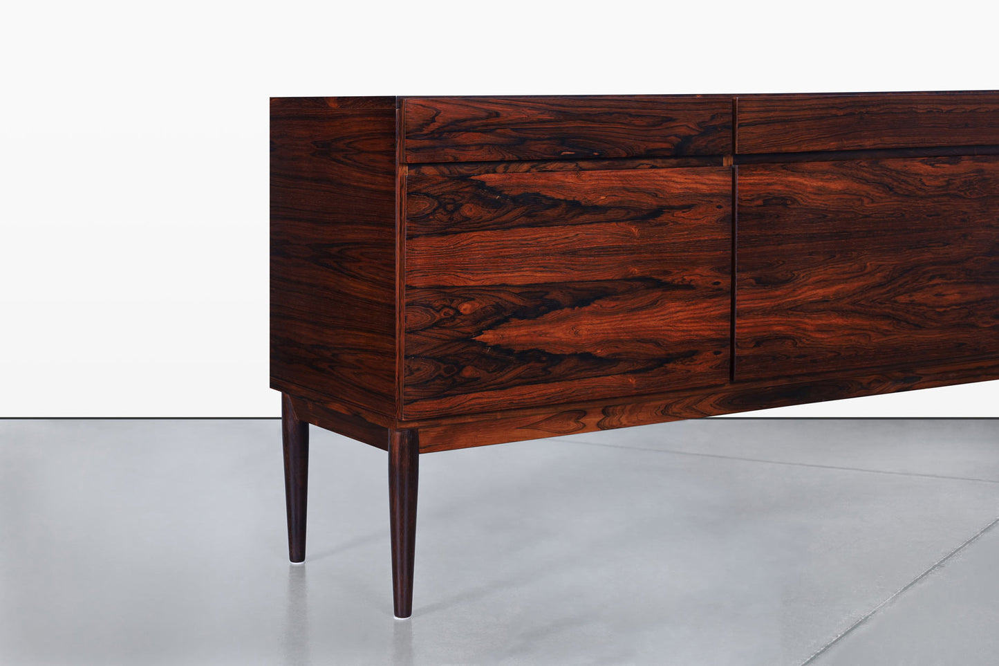 Danish Modern Brazilian Rosewood Credenza by Ib Kofod Larsen