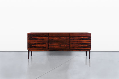 Danish Modern Brazilian Rosewood Credenza by Ib Kofod Larsen