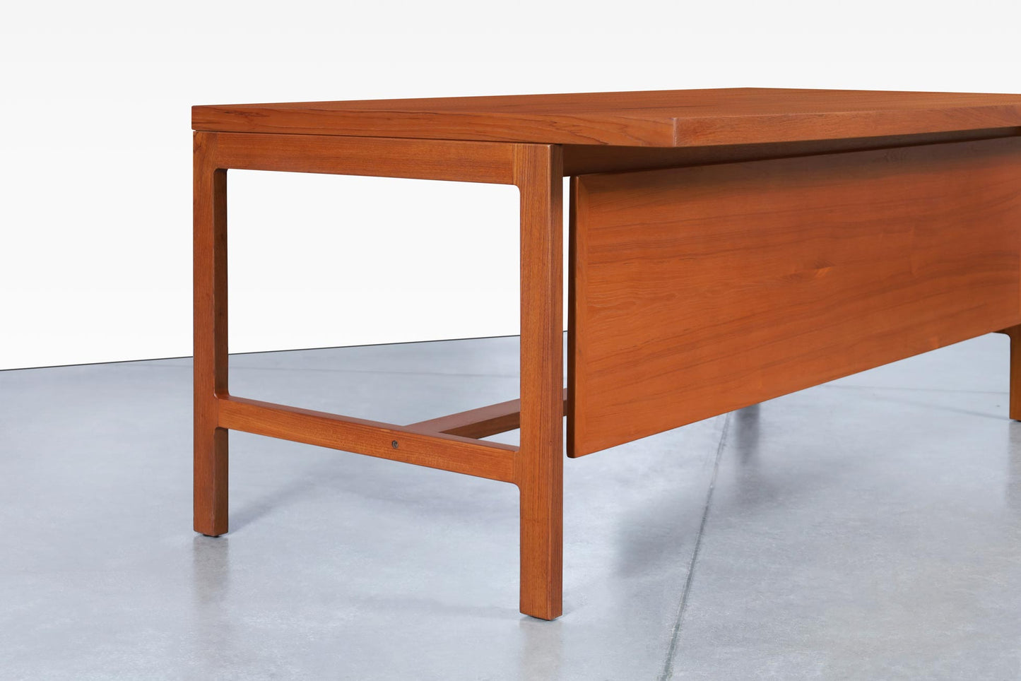 Danish Modern Executive Teak Desk by Arne Vodder for H.P. Hansen