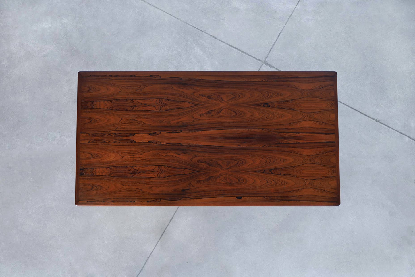 Danish Modern Floating Top Rosewood Desk Modern 75 by Gunni Omann