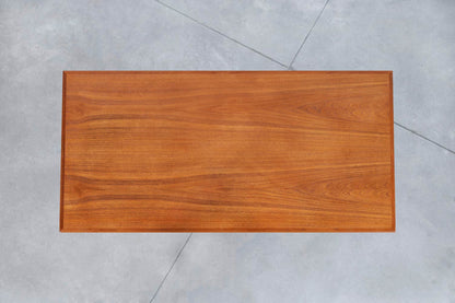 Danish Modern Floating Top Teak Desk by G.V. Møbler
