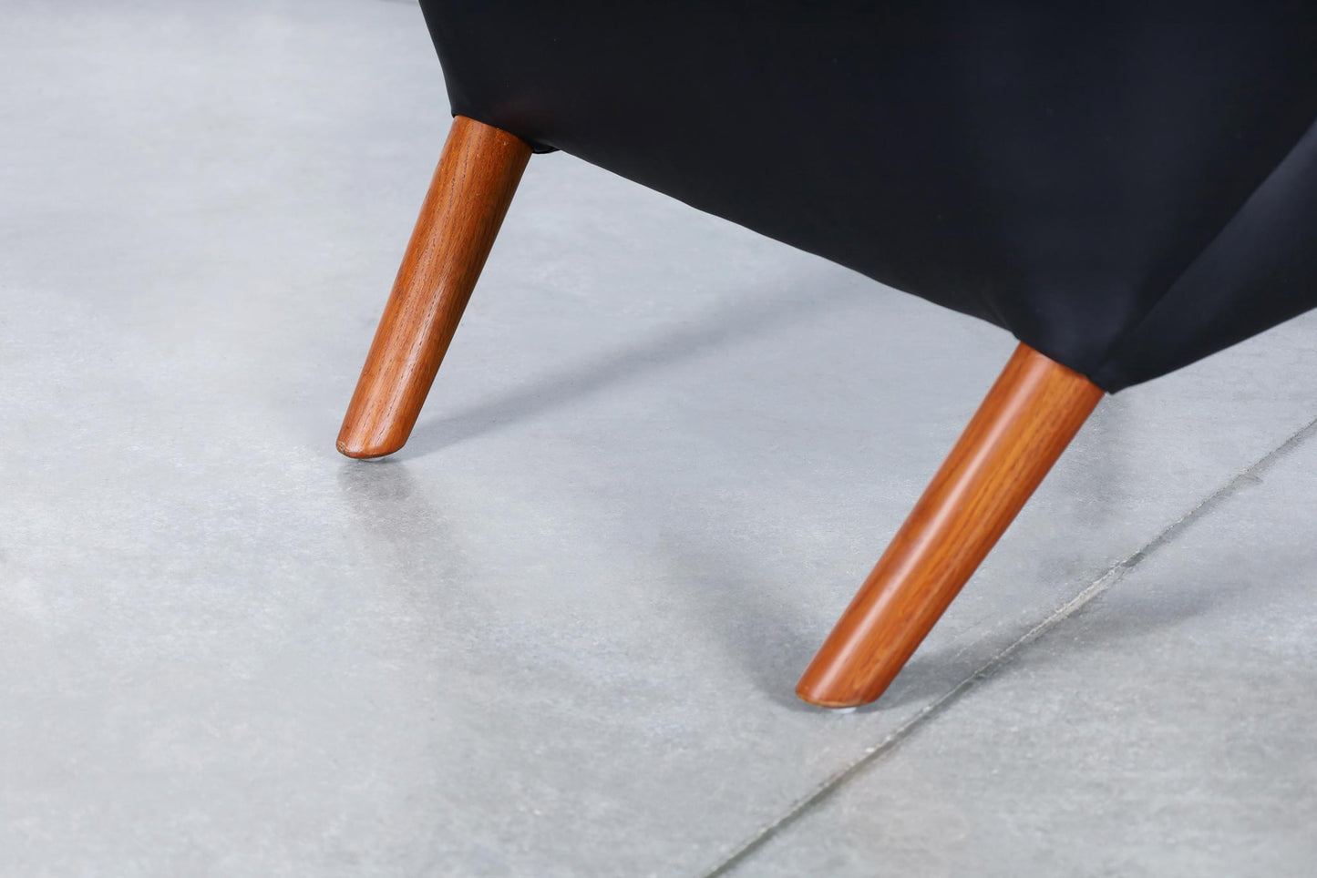 Danish Modern Leather "Papa Bear" Chair by Hans J. Wegner for A.P. Stolen