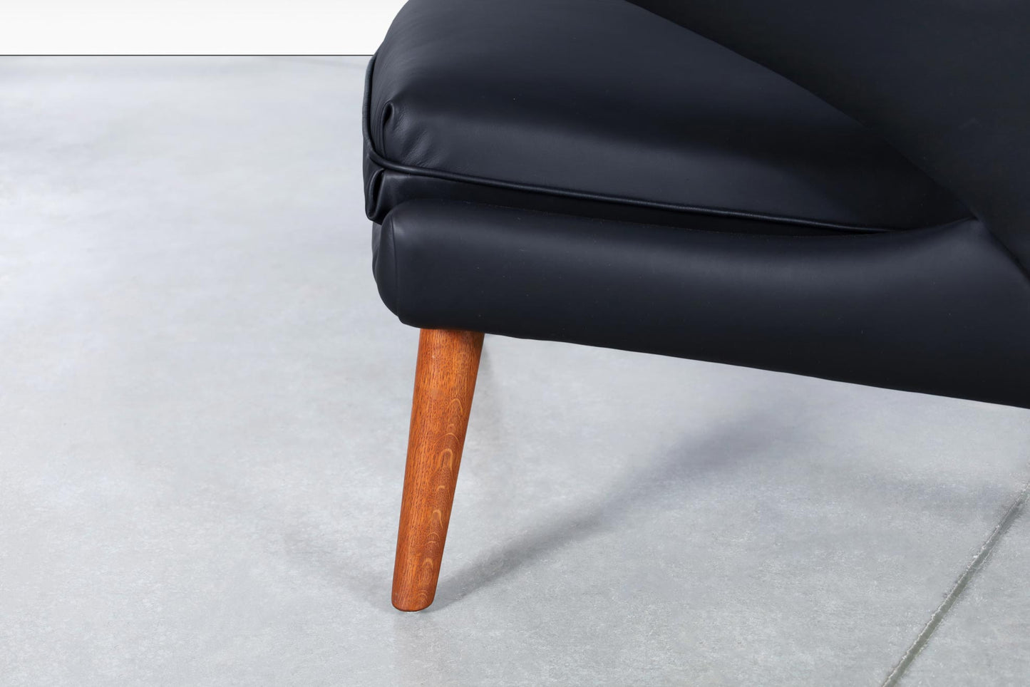Danish Modern Leather "Papa Bear" Chair by Hans J. Wegner for A.P. Stolen