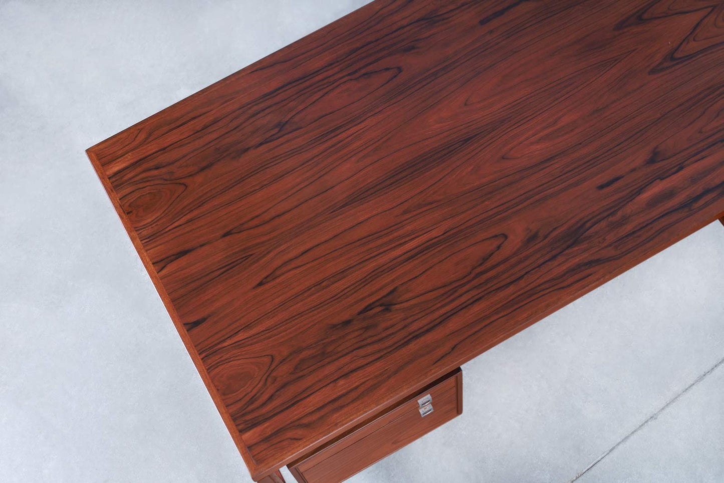 Danish Modern Rosewood L-Shaped Desk by Arne Vodder for H.P. Hansen