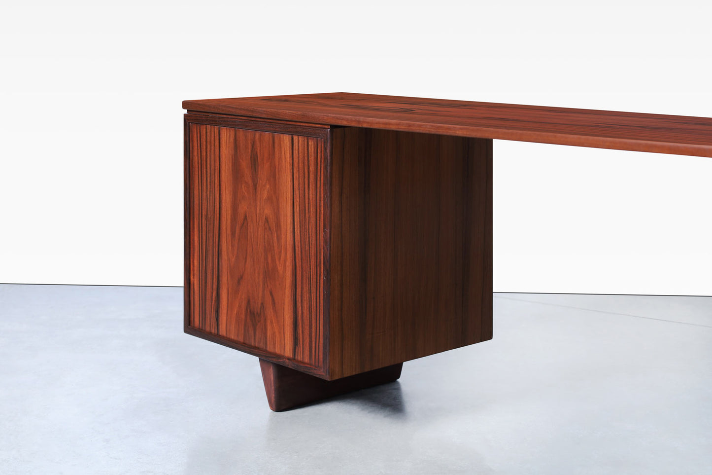 Danish Modern Rosewood L-Shaped Desk by Arne Vodder for H.P. Hansen