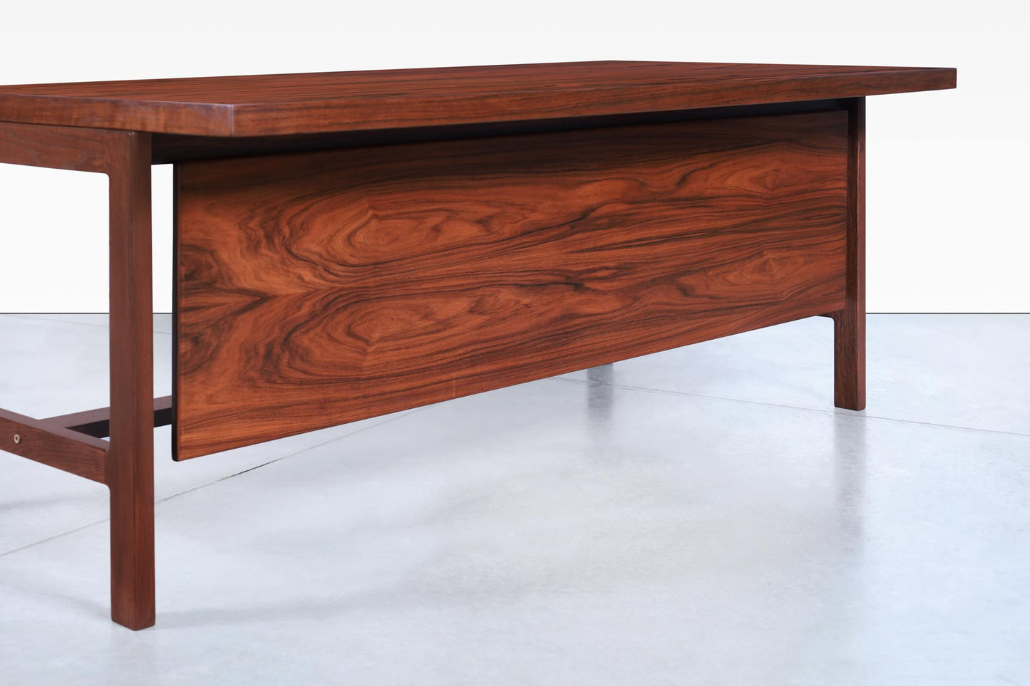 Danish Modern Rosewood L-Shaped Desk by Arne Vodder for H.P. Hansen