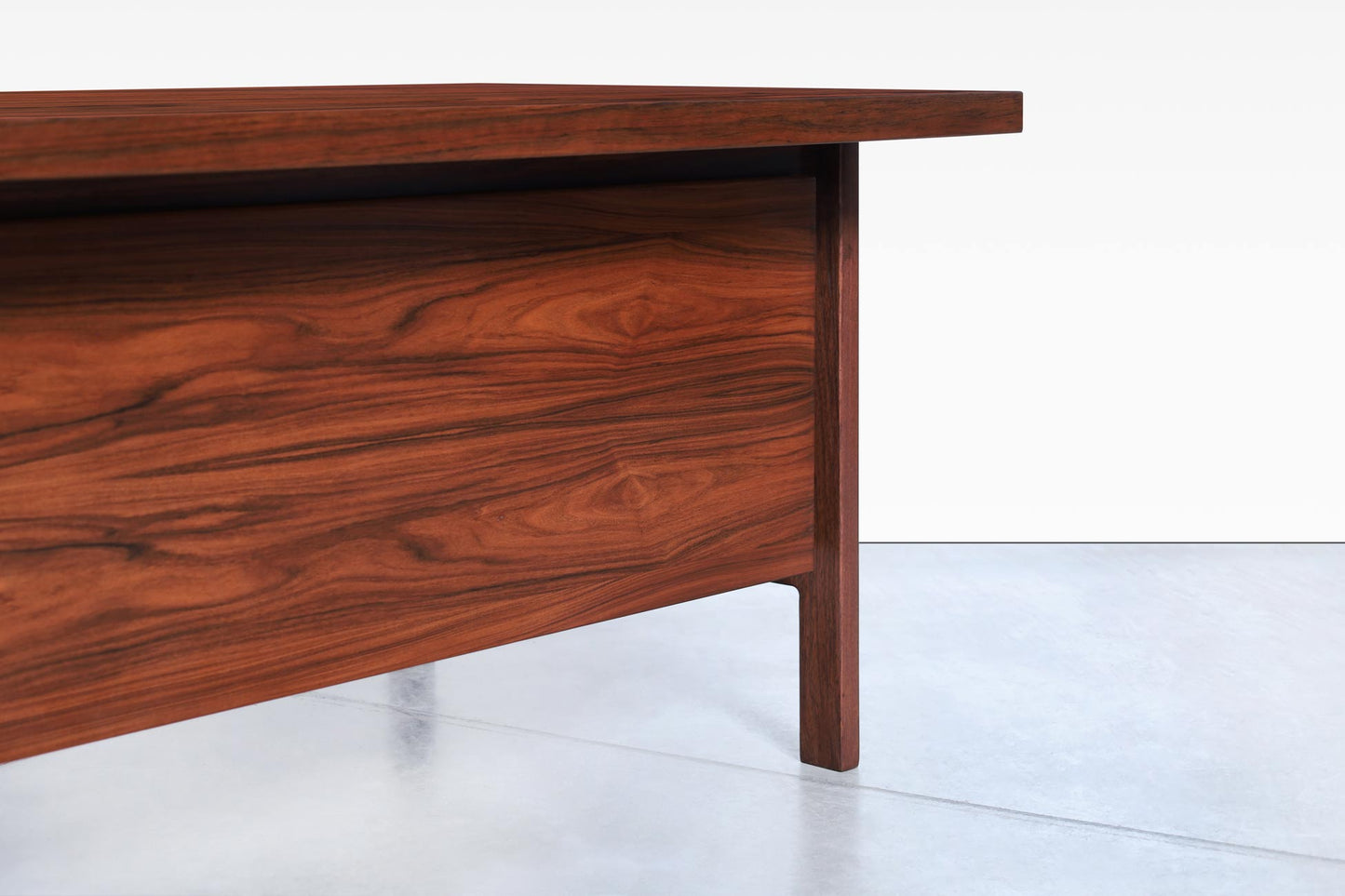 Danish Modern Rosewood L-Shaped Desk by Arne Vodder for H.P. Hansen
