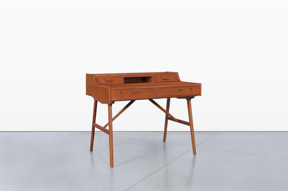 Danish Modern Teak Desk Model #64 by Arne Wahl Iversen
