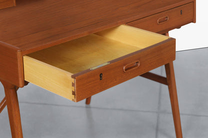 Danish Modern Teak Desk Model #64 by Arne Wahl Iversen