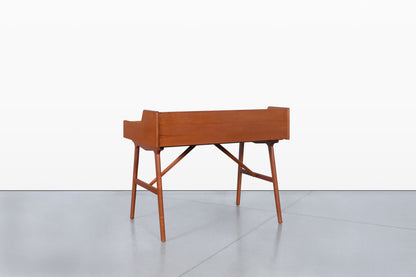 Danish Modern Teak Desk Model #64 by Arne Wahl Iversen