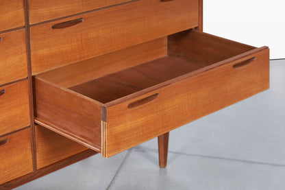 Danish Modern Teak “Jutland” Dressers by Ib Kofod Larsen, 2 Available