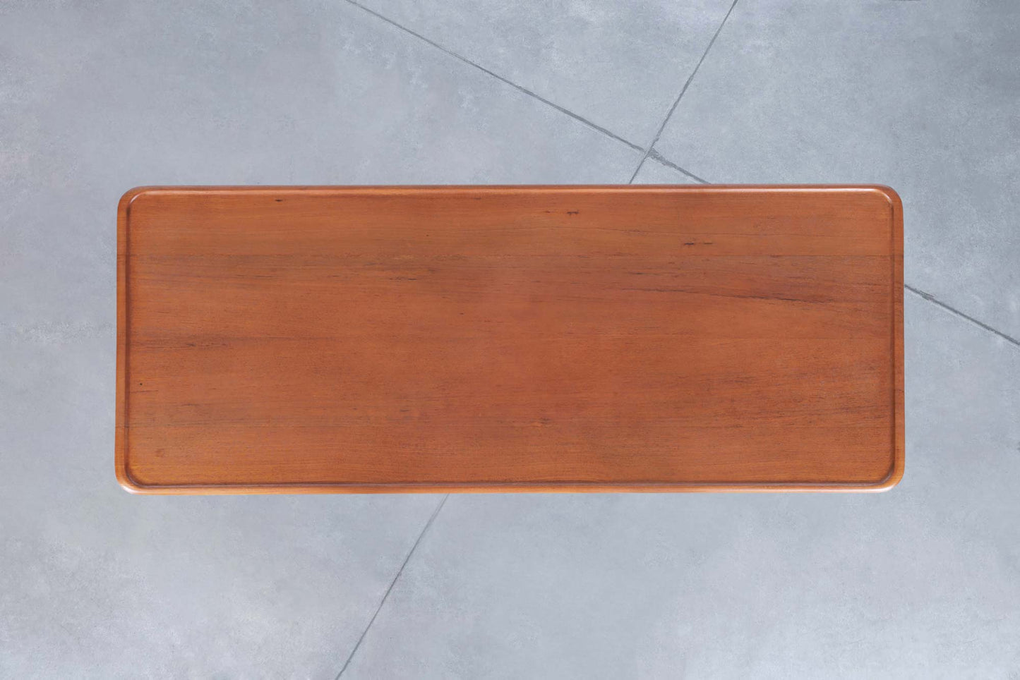 Danish Teak and Cane Coffee Table by Hans J. Wegner for Andreas Tuck