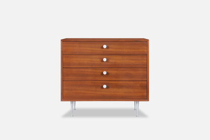 George Nelson Walnut Thin Edge Chest of Drawers for Herman Miller