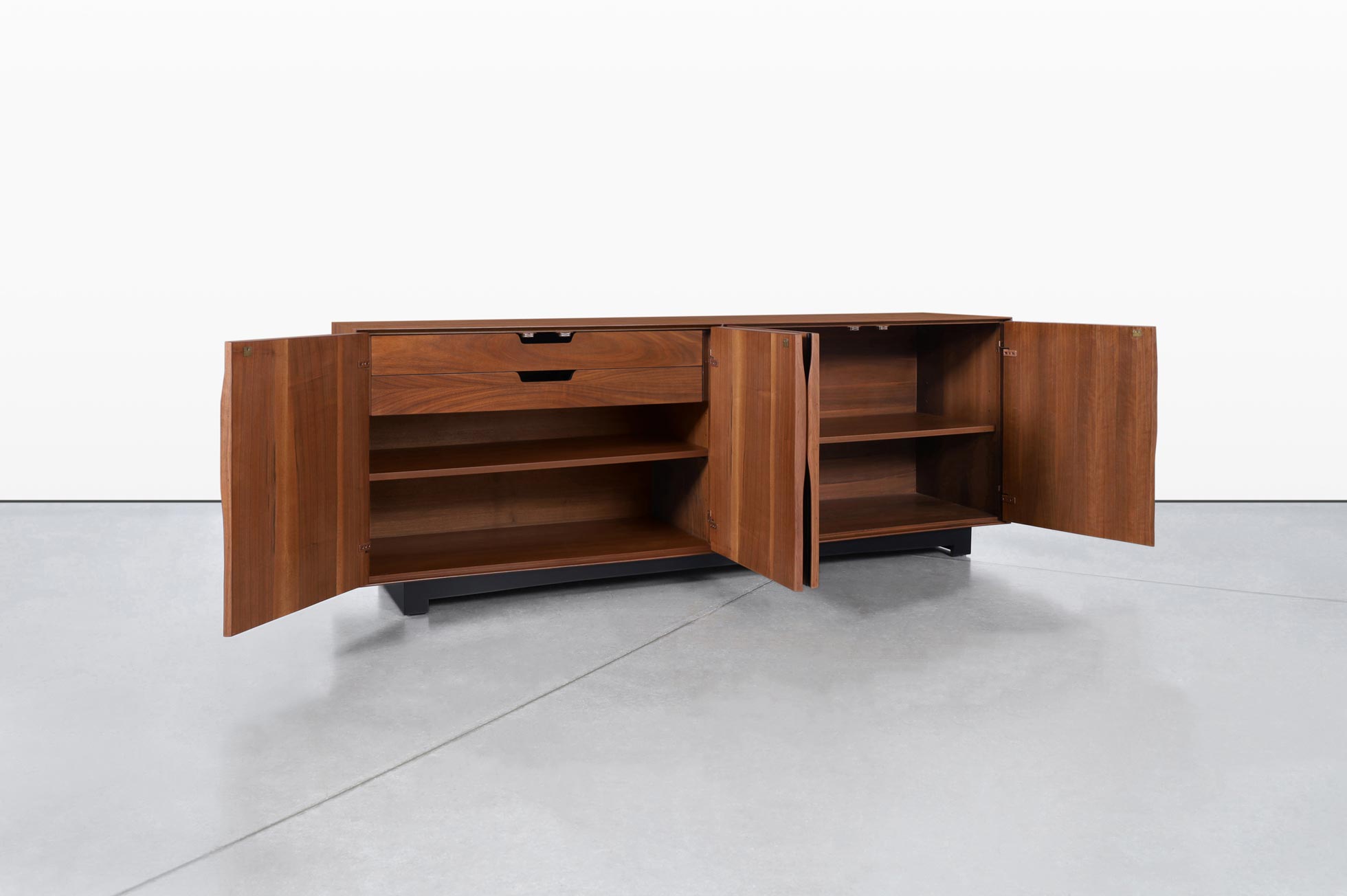 Glenn of California Walnut Credenza by John Kapel – Danish Modern NoHo