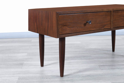 Glenn of California Walnut Nightstands by Milo Baughman
