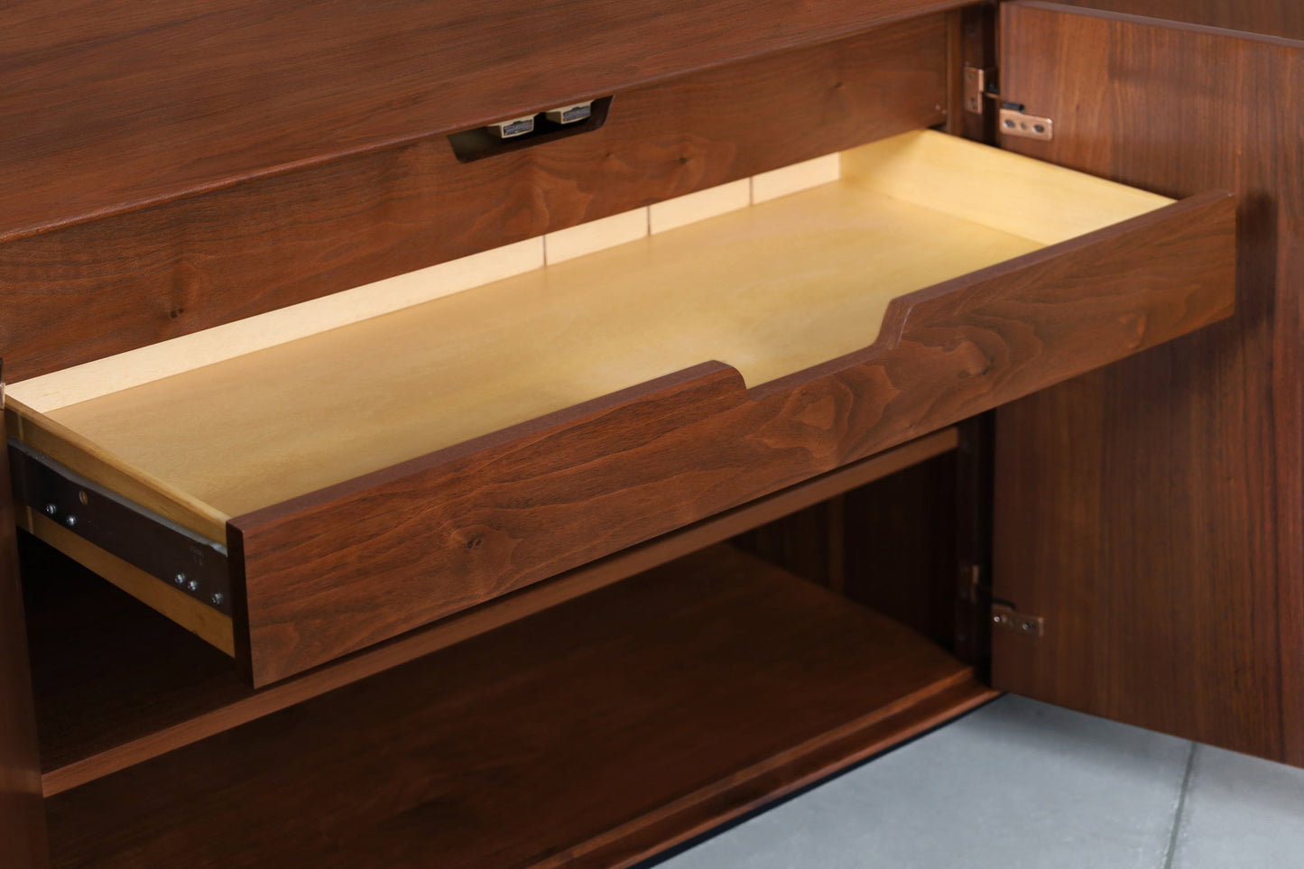 Glenn of California Walnut Credenza by John Kapel