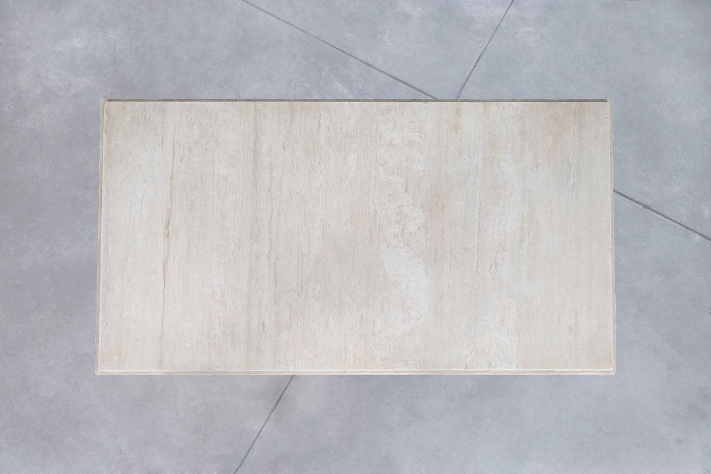 Italian Modern Live-Edge Travertine Coffee Table by Stone International