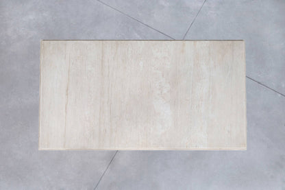 Italian Modern Live-Edge Travertine Coffee Table by Stone International