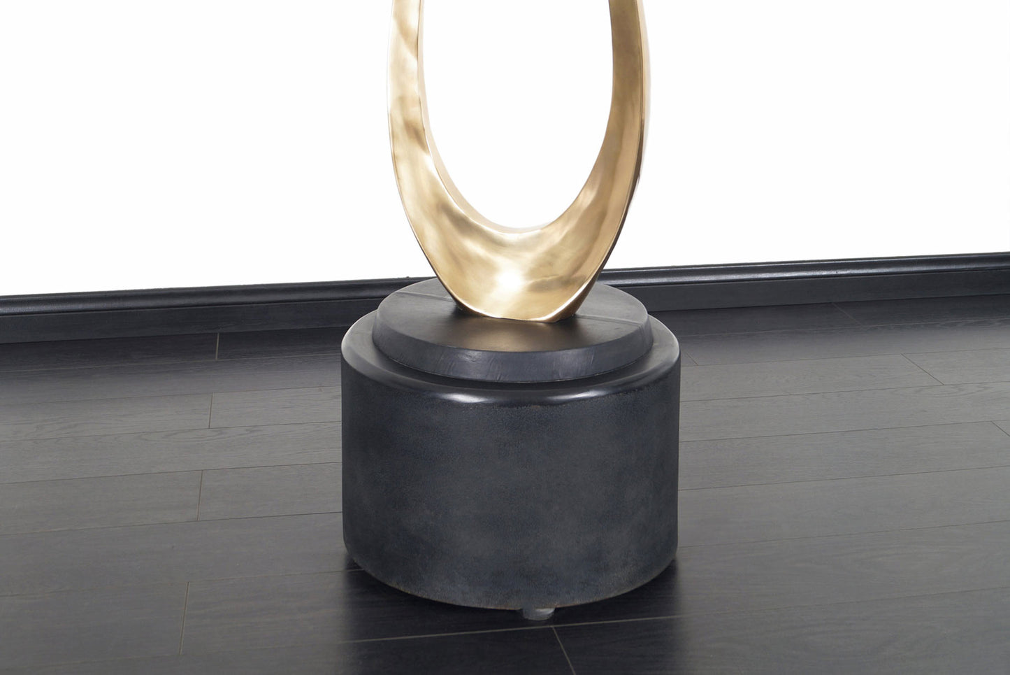 Vintage Life-Size Brass "Entwined Cranes" Sculpture by Boris Lovet-Lorski