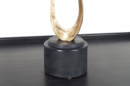 Vintage Life-Size Brass "Entwined Cranes" Sculpture by Boris Lovet-Lorski