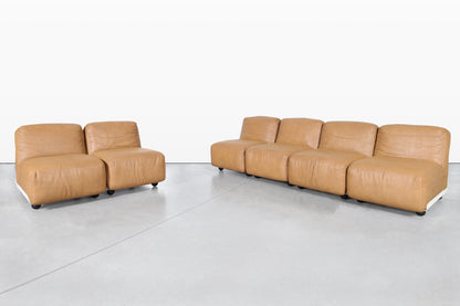 Mario Bellini "Amanta 24" Leather Modular Sofa for C&B Italia