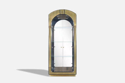 Mastercraft Brass Vitrine / Display Cabinet