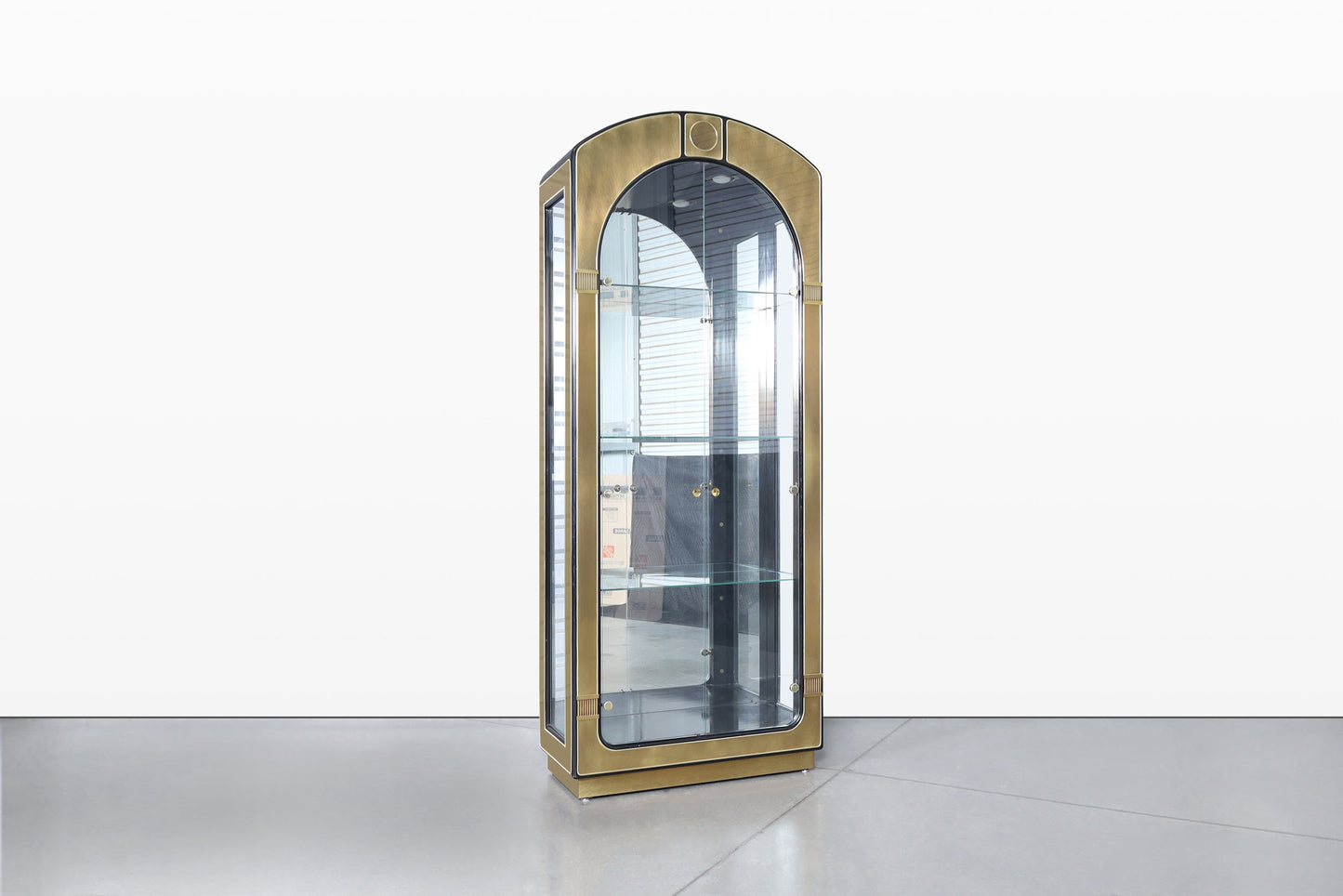 Mastercraft Brass Vitrine / Display Cabinet
