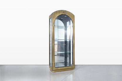 Mastercraft Brass Vitrine / Display Cabinet