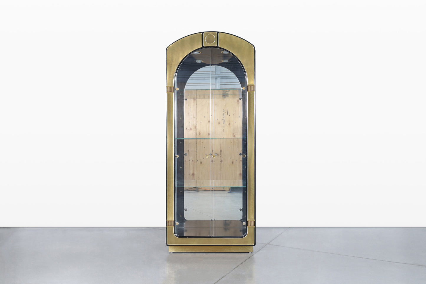 Mastercraft Brass Vitrine / Display Cabinet