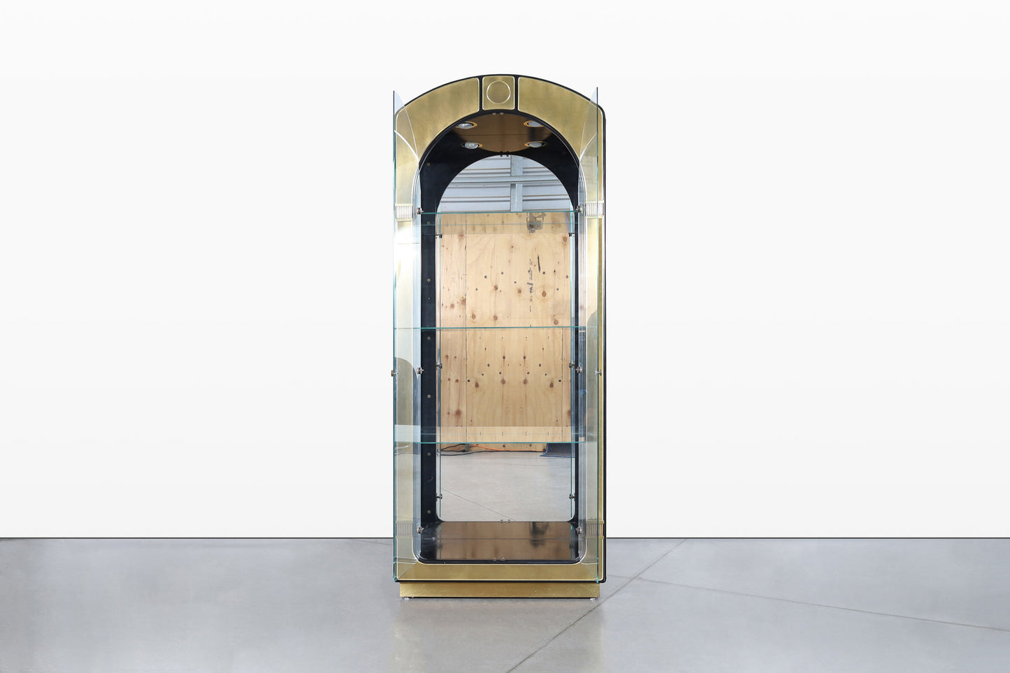 Mastercraft Brass Vitrine / Display Cabinet