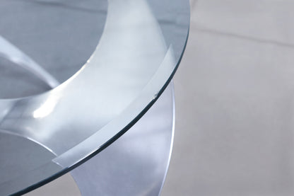 Mid-Century Aluminum Coffee Table by Knut Hesterberg for Ronald Schmitt
