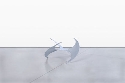 Mid-Century Aluminum Coffee Table by Knut Hesterberg for Ronald Schmitt